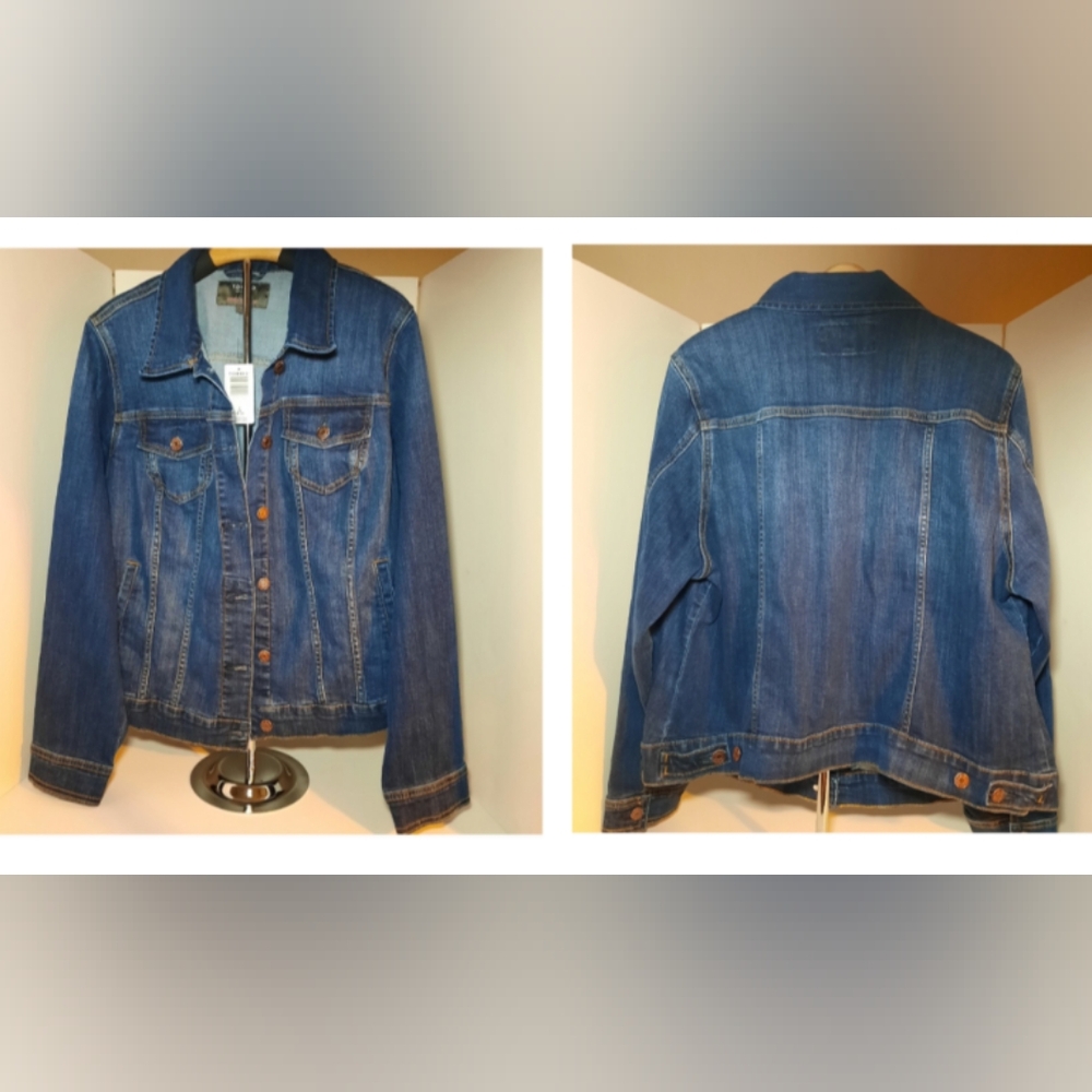 Nwt Torrid Fitted Trucker Denim Jean Jacket Women's Size 2X 18-20